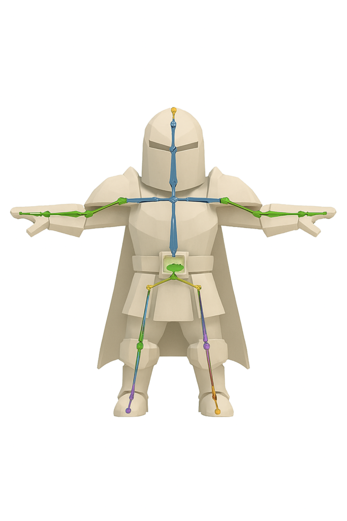 Ejemplo rig. Imagen generada con IA.