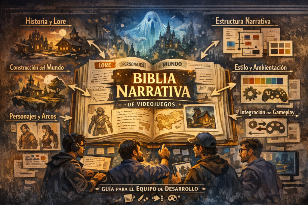 Biblia narrativa. Imagen generada IA.